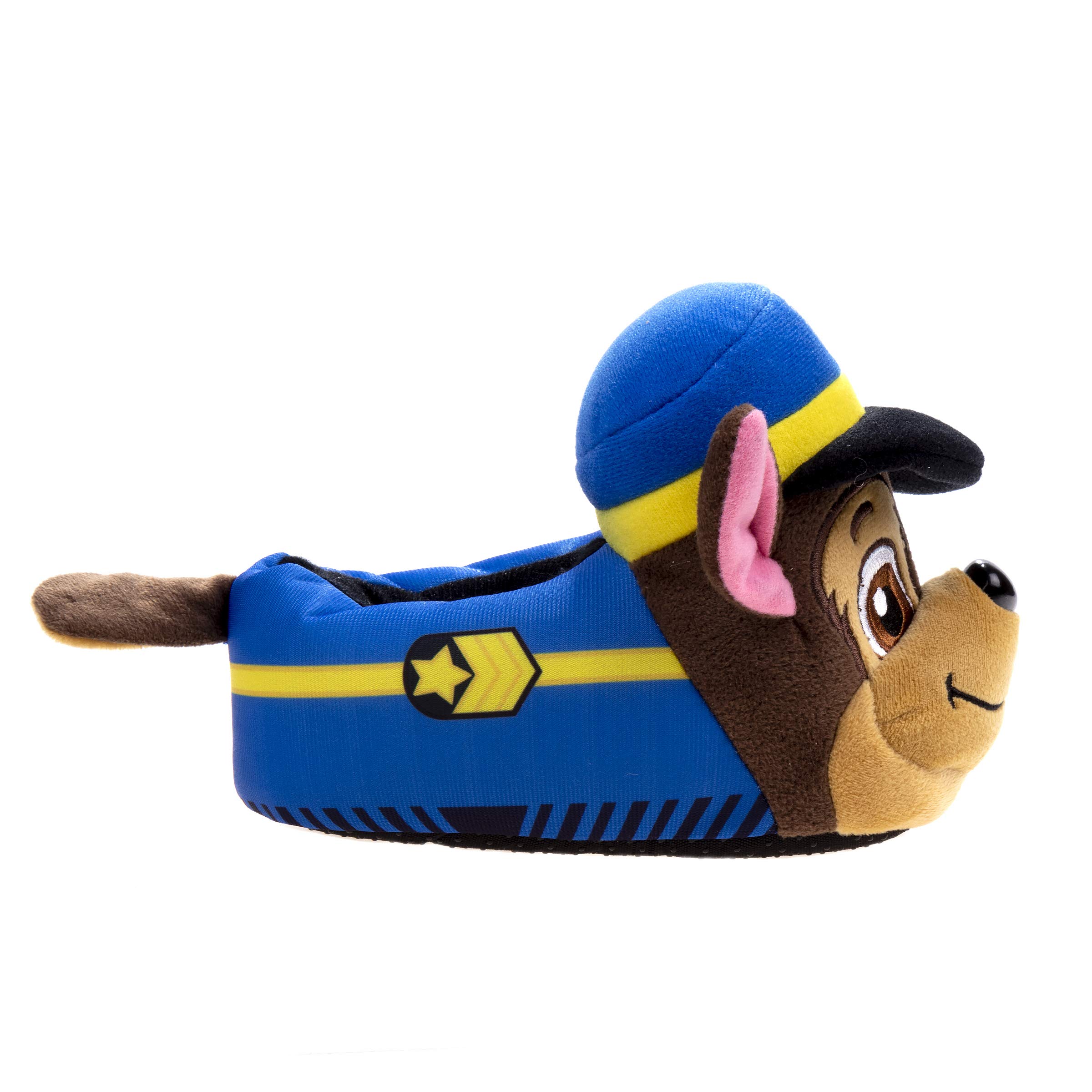 Paw Patrol Boys' Plush Fuzzy Slippers - Chase & Marshall Character Slippers for Toddlers & Kids | Comfortable House Shoes for Indoor Play & Relaxation