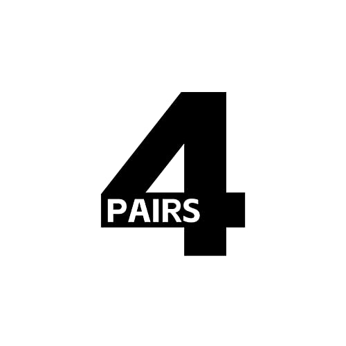 4 Pairs White
