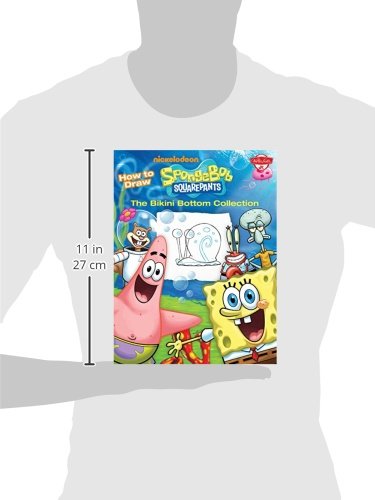How to Draw SpongeBob SquarePants - Step by Step Drawing Guide for Beginners | The Bikini Bottom Collection | Licensed Learn to Draw Book | Perfect for Kids, Artists & SpongeBob Fans | Fun Activity for Home, School & Gifts