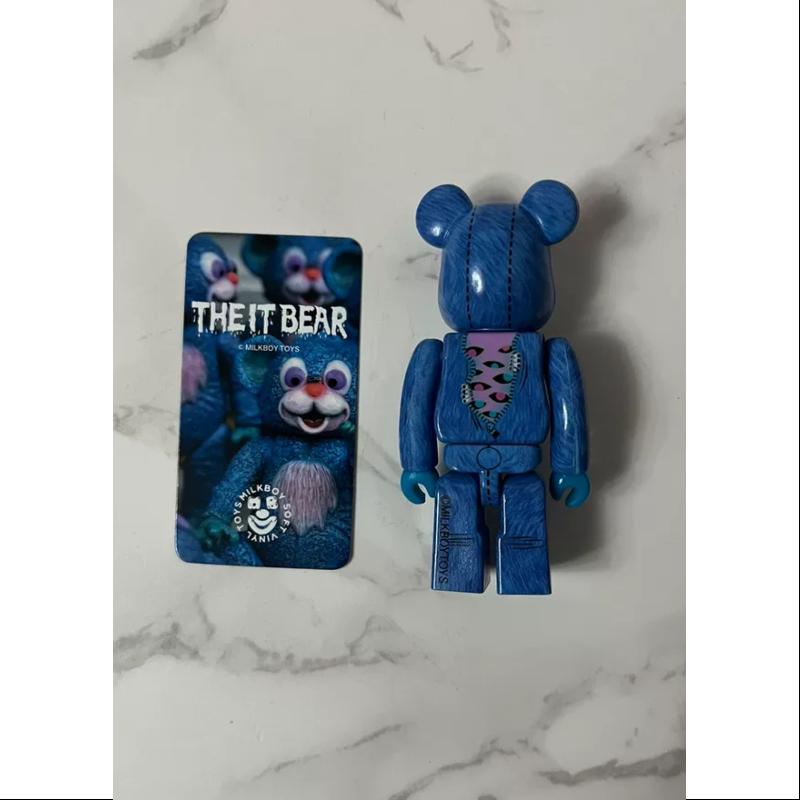Bearbrick Series 34 SUPER Secret THE IT BEAR 100% Collectible Vinyl Art Toy - Limited Edition Japanese Designer Figure for Display & Collection (Perfect for Home Decor, Office Display, and Anime Fans Gift)