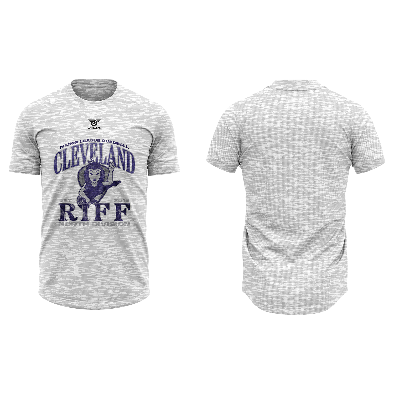 Cleveland Riff Vintage Baseball Jersey - White Retro MLB Style Jersey for Men, Perfect for Game Day, Sports Events & Casual Wear