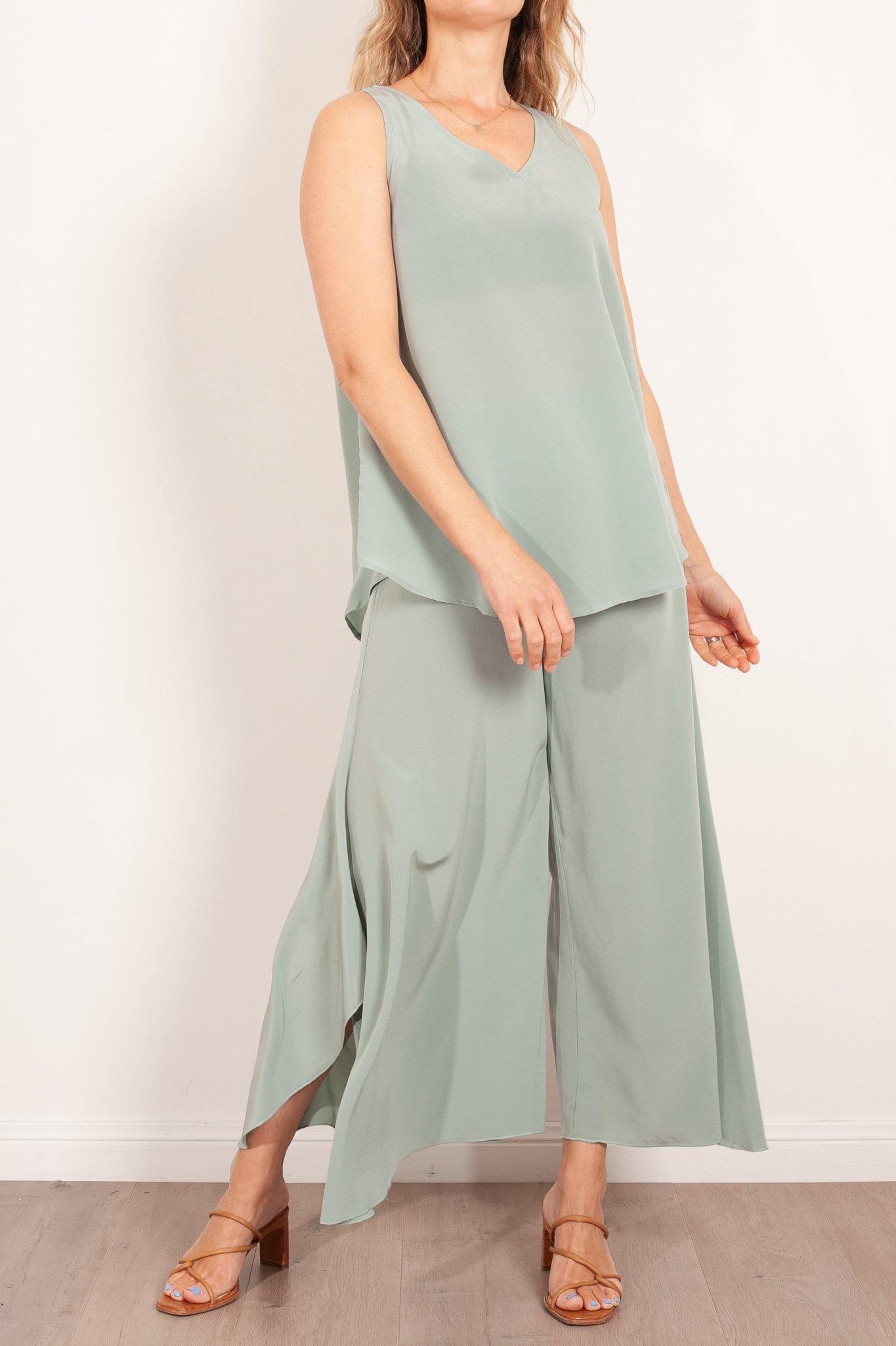 M.A. Dainty Gillie Silk Tank Top - Women's Elegant Sleeveless Blouse for Summer, Party & Office Wear - Perfect for Casual Outings, Date Nights and Professional Events