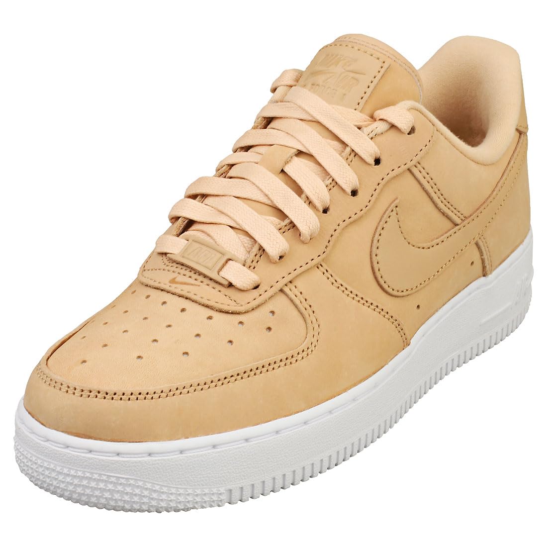 Nike Women's Air Force 1 Premium MF Vachetta Tan/White Sneakers Size 9.5 - Comfortable Casual Shoes for Walking, Running & Everyday Wear