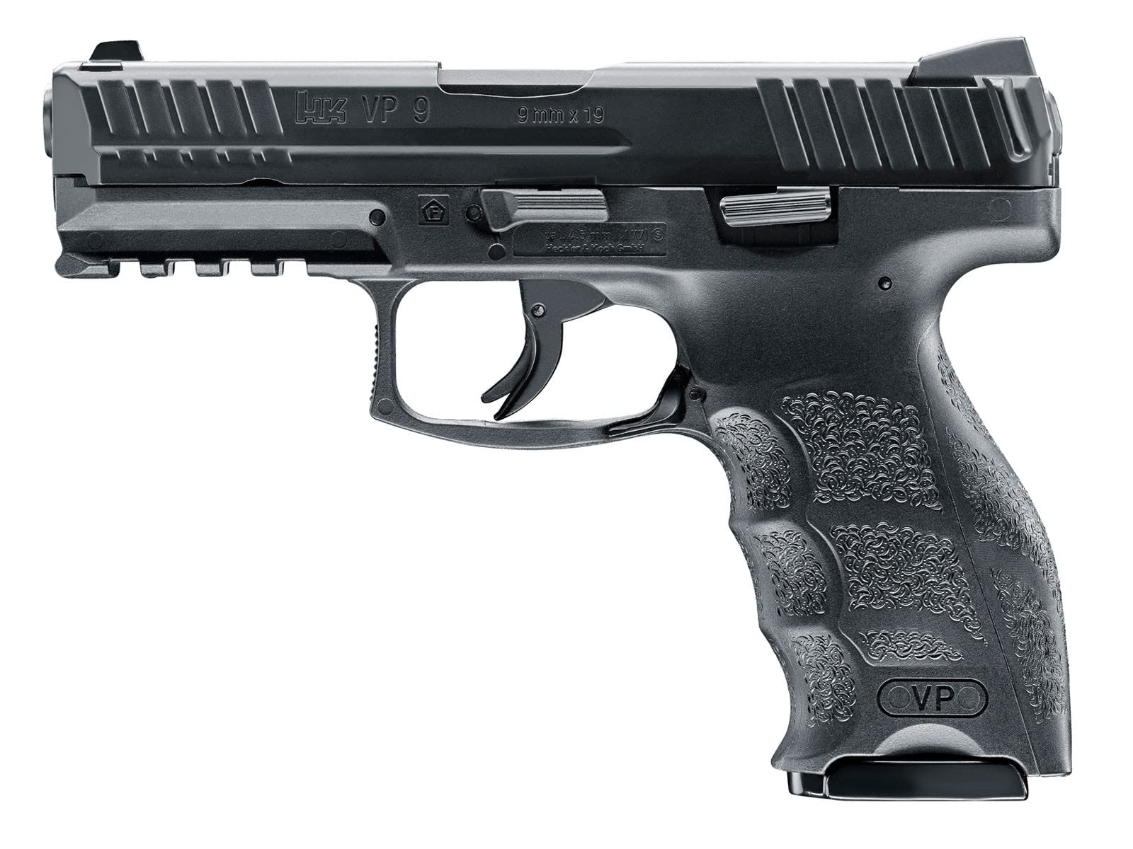 Heckler & Koch VP9 CO2 BB Air Pistol - Black Airsoft Gun for Target Practice & Training | Realistic Air Pistol for Outdoor Shooting & Competition