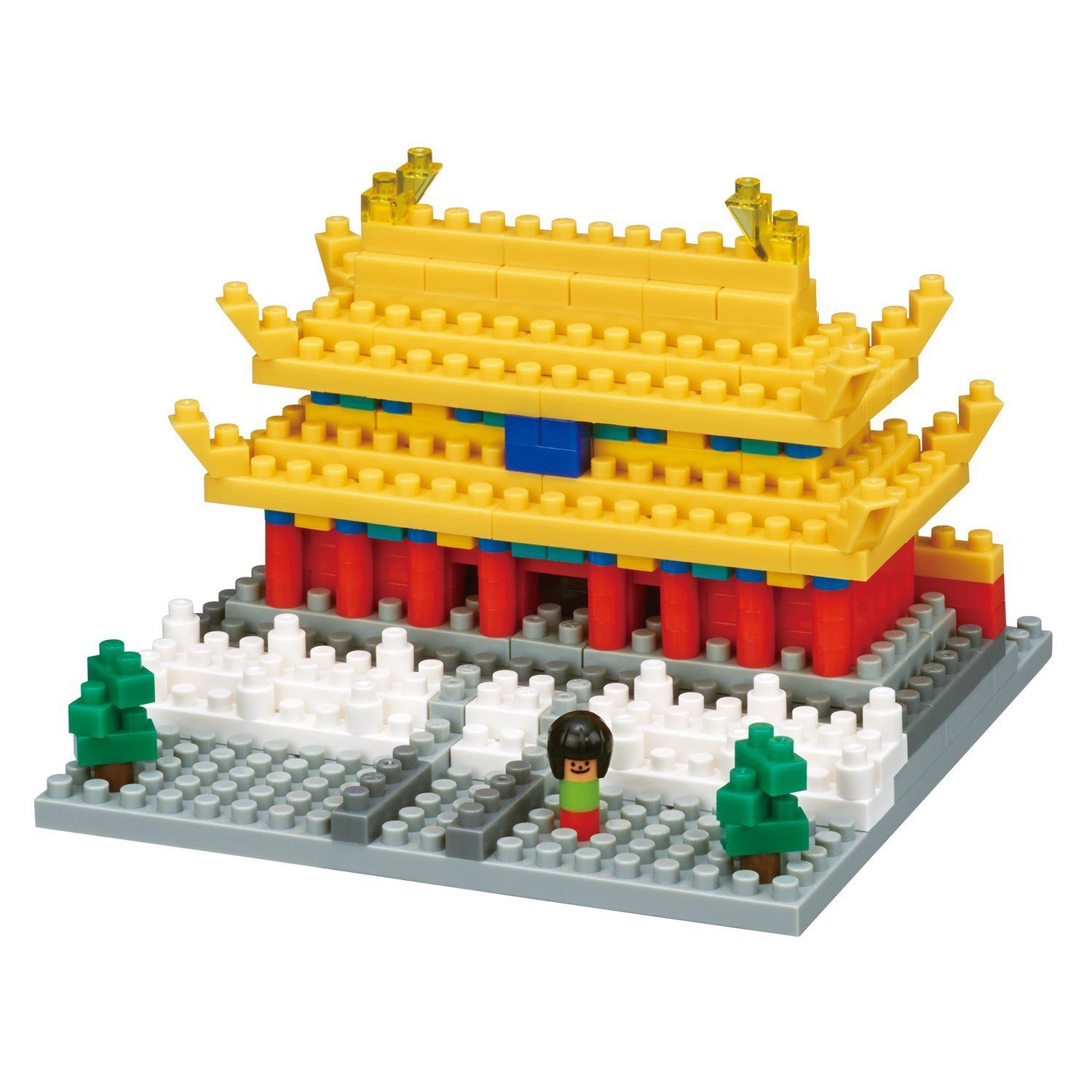 Nanoblock La Cité Interdite NBH 145 - Miniature Forbidden City Building Set - Perfect for Collectors & Model Enthusiasts