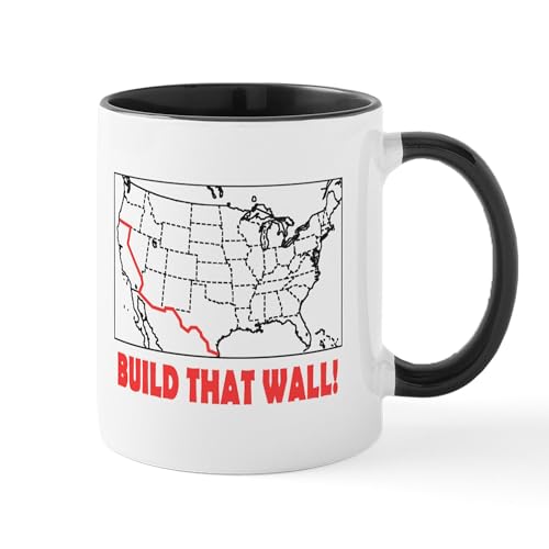 White/Black Inside - Build That Wall Mugs