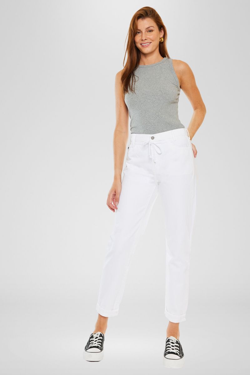 Queens Ultra High Rise Slouch Fit Jeans for Women - Stretchy Comfort Denim Pants for Casual Wear & Everyday Outfits