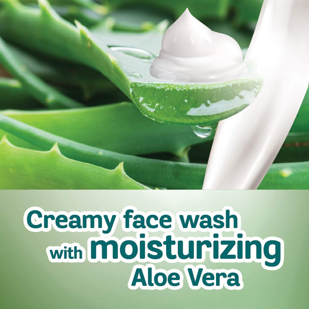 Himalaya Moisturizing Aloe Vera Face Wash for Dry Skin & Himalaya Herbals Under Eye Cream for Dark Circles - 200ml & 15ml - Gentle Daily Skincare Routine for Hydration & Brightening