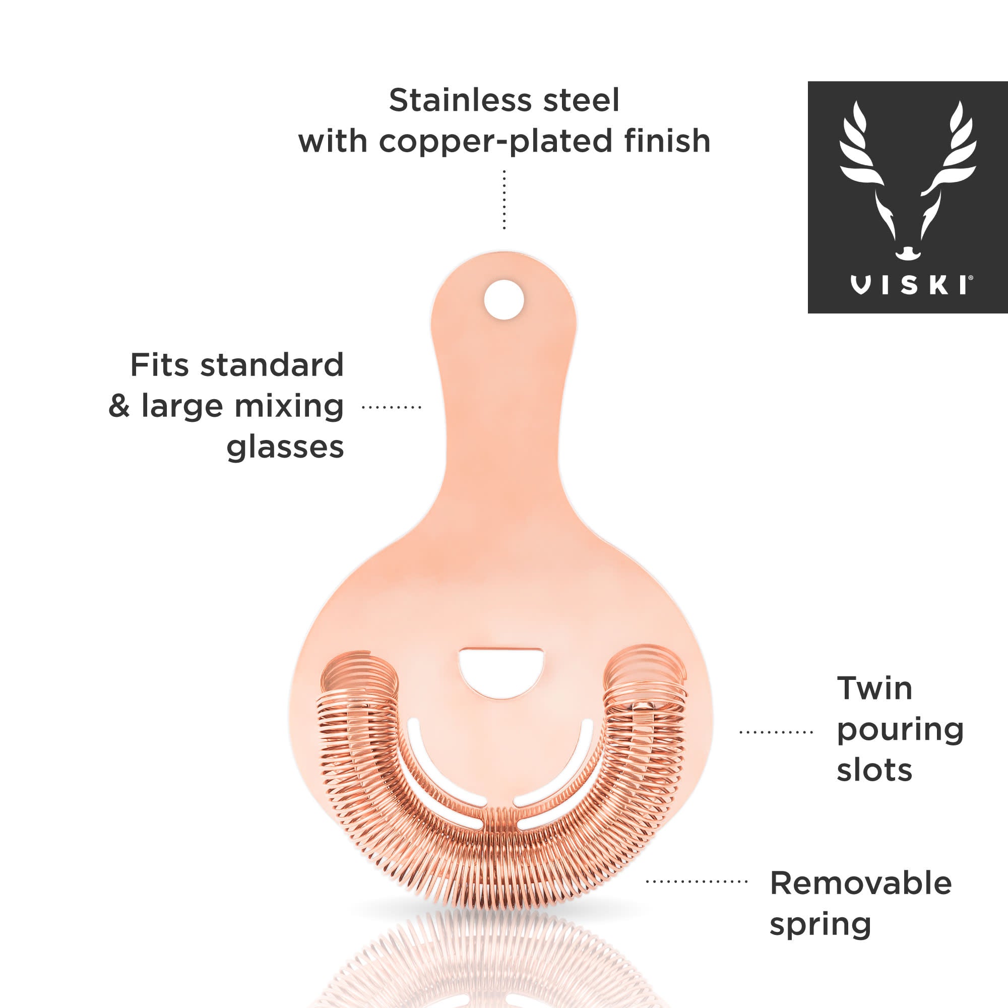 Premium Summit Hawthorne Strainer - High-Quality Fine Mesh Filter for Herbal Teas, Tinctures & Extracts - Perfect for Home Brewing, DIY Remedies & Natural Health Enthusiasts
