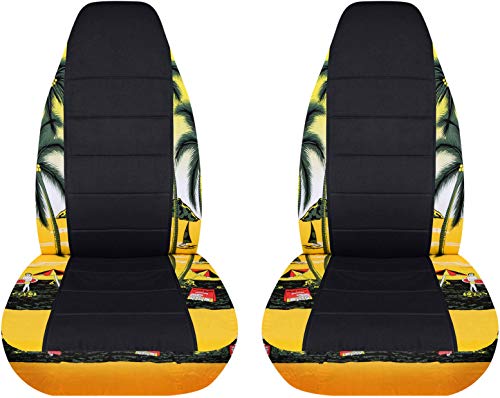 Yellow w Palm Tree and Black