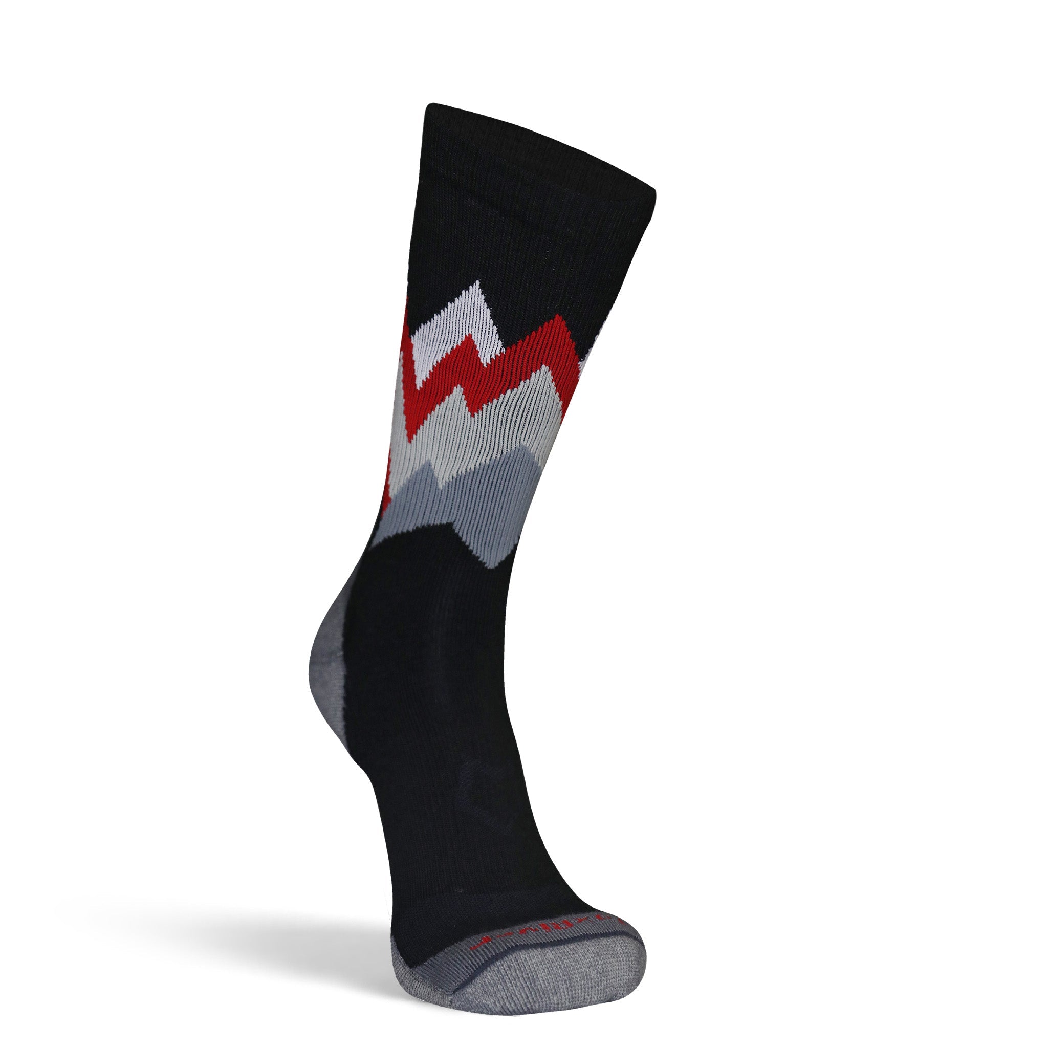 Men's Lightweight Hiking Socks - Moisture Wicking & Breathable Crew Socks for Outdoor Adventures - Perfect for Trekking, Backpacking and Mountain Climbing