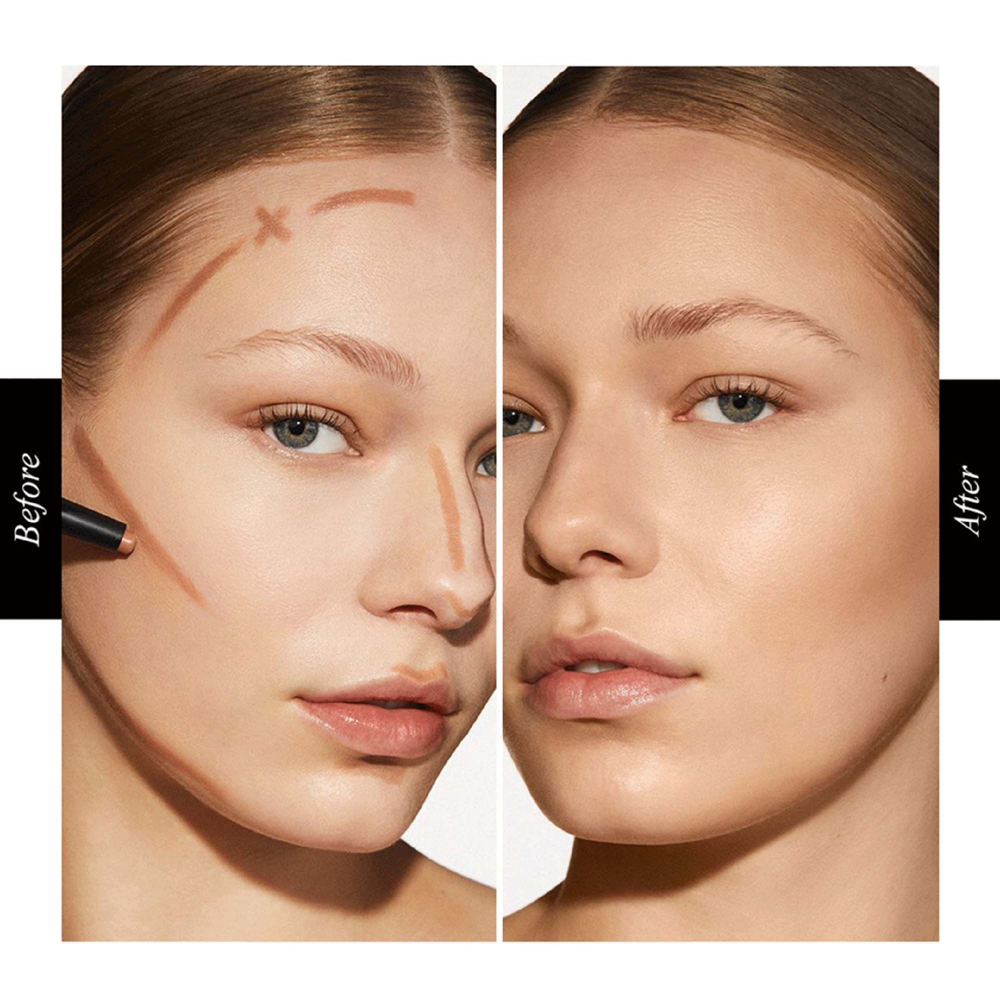 Victoria Beckham Beauty Contour Stylus - Dual-Ended Cream Contour & Highlight Stick for Face Sculpting | Perfect for Everyday Makeup & Professional Looks | Cruelty-Free & Vegan Formula