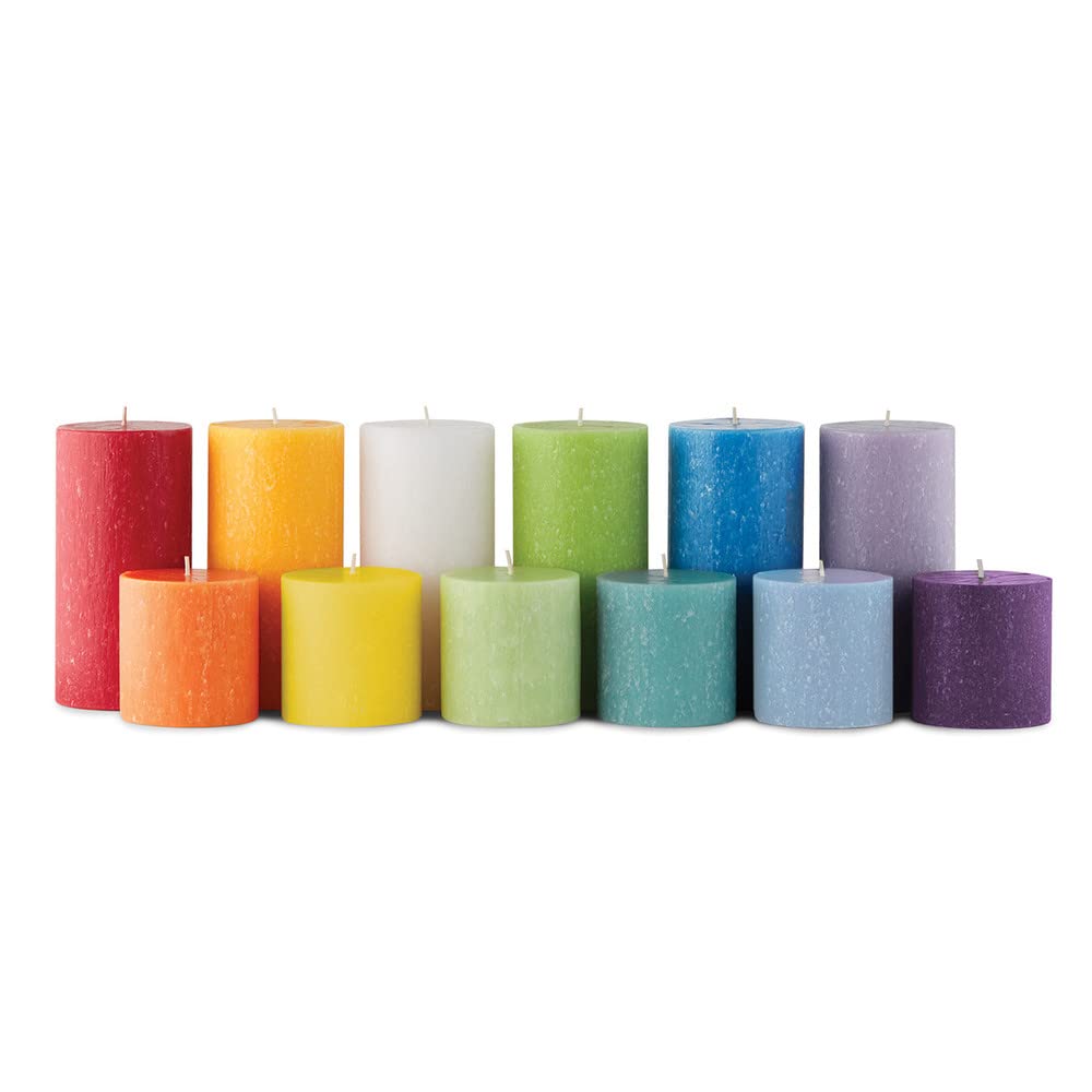 Root Candles Aromatherapy Candles - Beeswax Blend Timberline Pillar Scented Candle (3x3 Inch) - Renew: Sea Cypress & Cedar Leaf Fragrance - Relaxing Spa & Home Decor for Stress Relief & Meditation