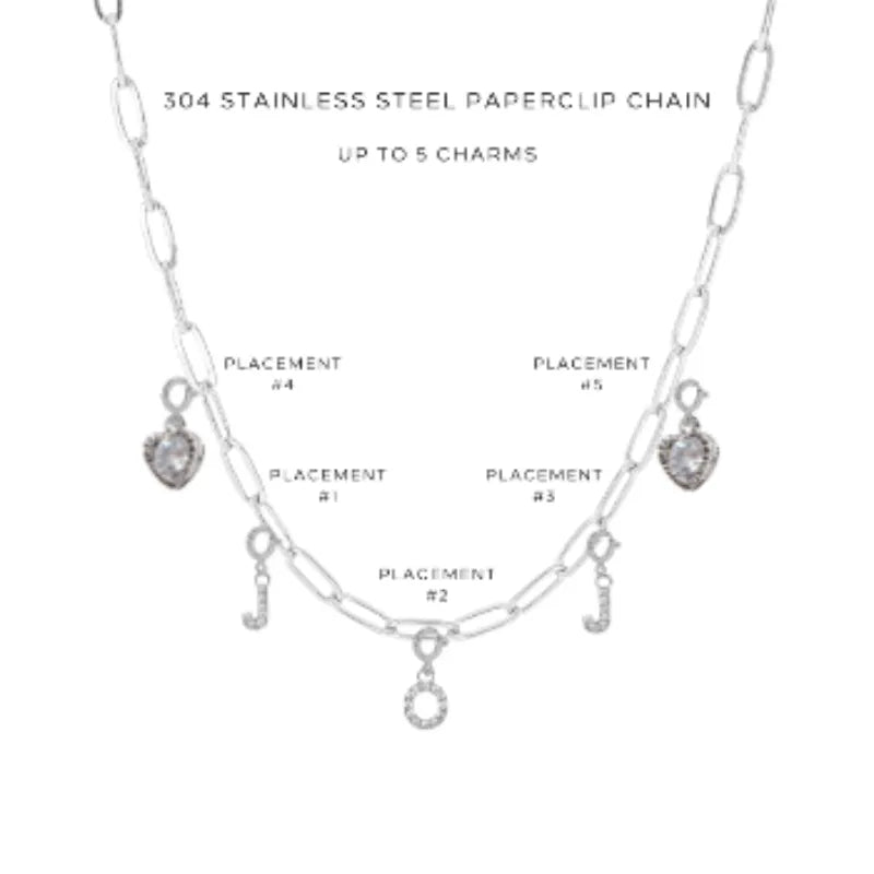 Elegant Charm Necklace with Assorted Charms - Perfect for Gifts, Parties & Everyday Wear | $64.00