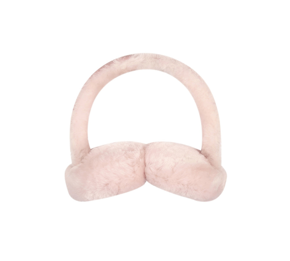 Australian Shepherd® UGG Women's Adjustable Sheepskin Wool Earmuffs - Connie Style for Winter Warmth & Fashion | Perfect for Outdoor Activities, Skiing, and Cold Weather Protection