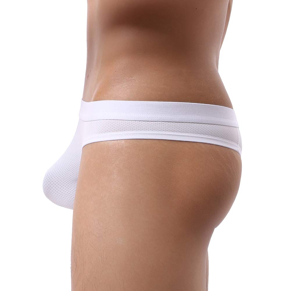 Men's Thong Underwear - Elastic Micro Mesh Bikini Briefs for Summer | Breathable & Comfortable | Perfect for Beach, Gym & Daily Wear