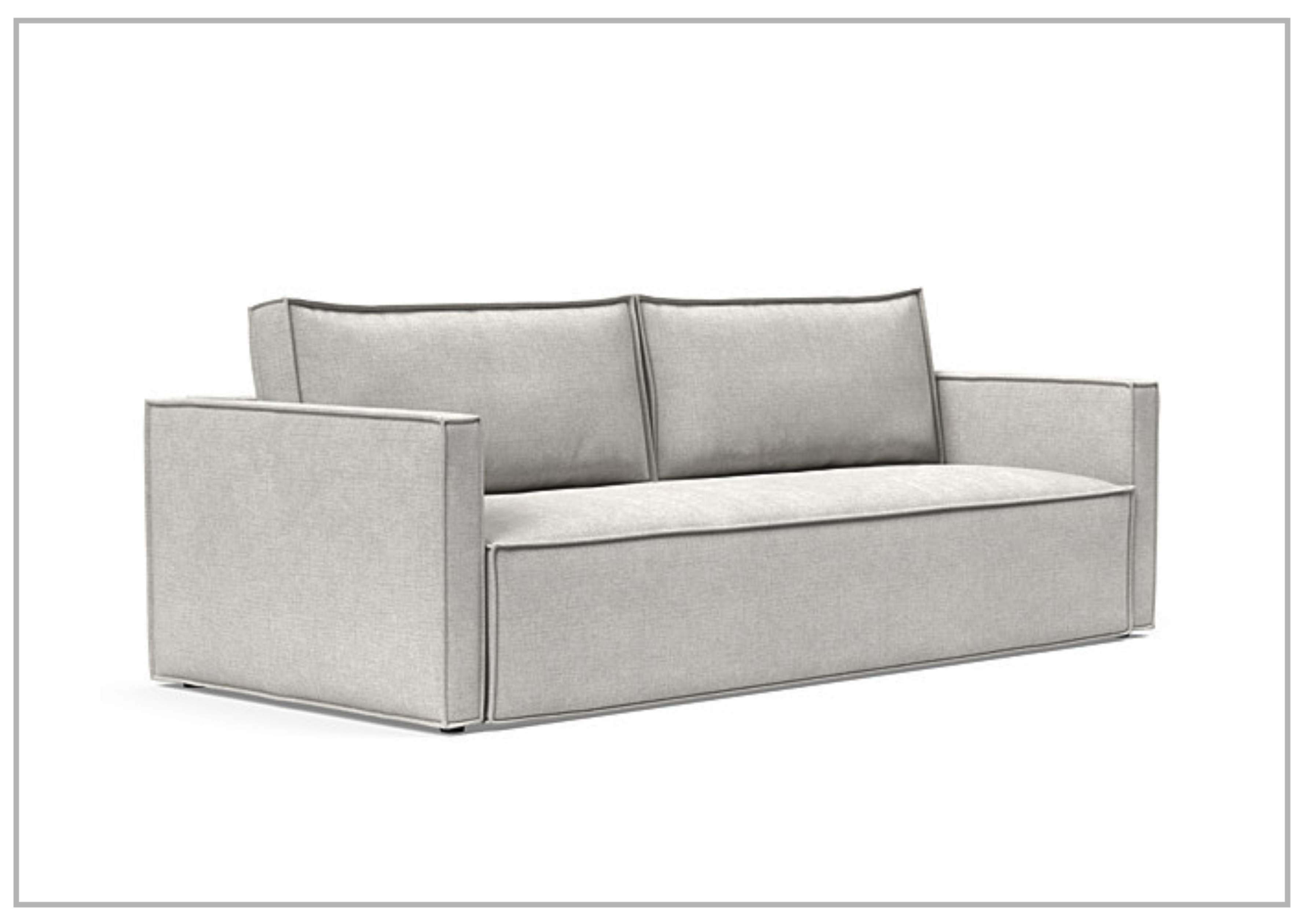 Innovation Living Newilla 2-Seater Convertible Fabric Sofa Bed - Comfortable Sleeper Sofa for Small Spaces, Guest Rooms & Apartments