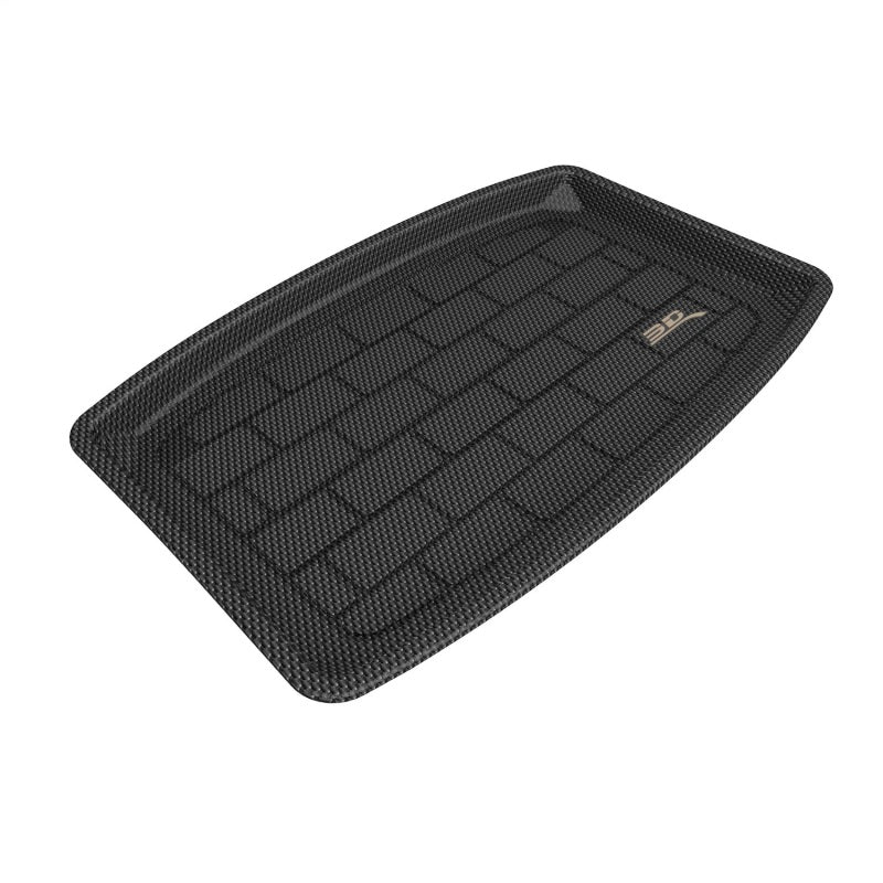 3D MAXpider 2024 Tesla Model 3 Kagu Foldable Rear Lower Cargo Liner - Premium Black Custom Fit Trunk Mat - Perfect for Road Trips, Grocery Hauling & Pet Protection