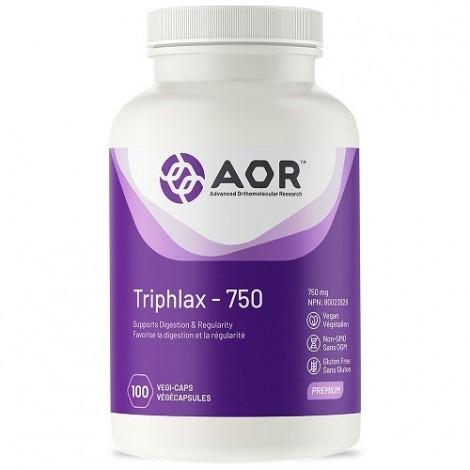 Aor Triphlax 750 - 100 Vegan Capsules for Digestive Health & Gut Support | Natural Herbal Supplement for Bloating & IBS Relief | Perfect for Daily Wellness & Travel