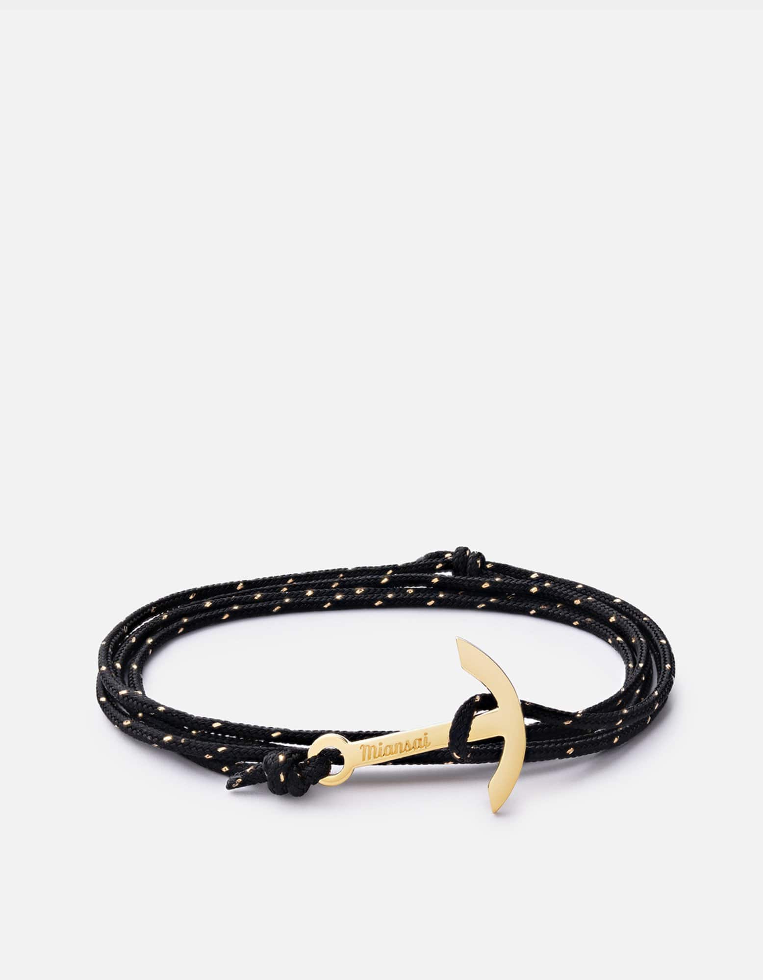 Mini Modern Anchor Rope Necklace - Gold Nautical Jewelry for Women - Perfect for Beach Parties, Summer Outfits and Coastal Fashion