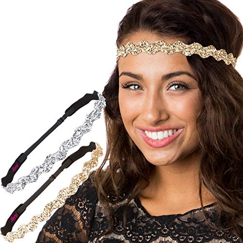 Bling Glitter Wave Gold & Silver
