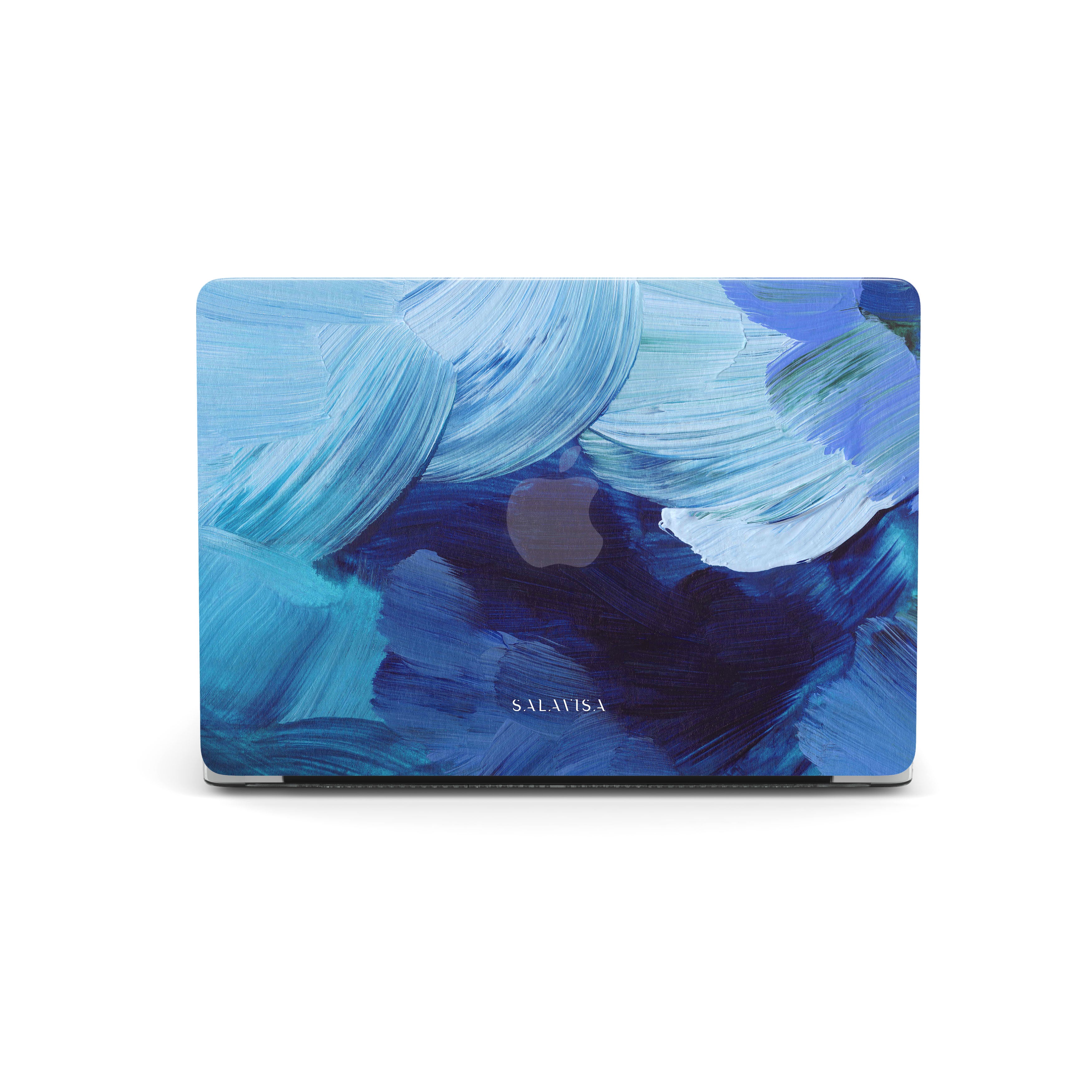 Durable Blue Protective Case for MacBook - Shockproof & Scratch-Resistant Cover for MacBook Air/Pro - Perfect for Work, Travel & School