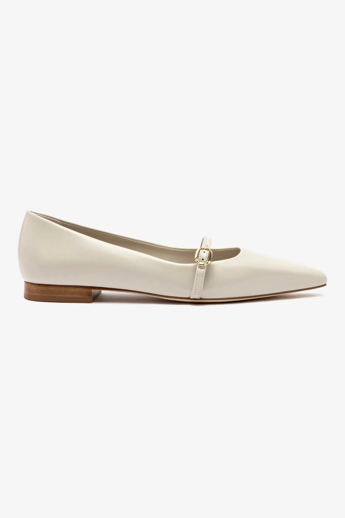 Irene Flat Shoes in Mushroom Grey Leather - Comfortable Women's Loafers for Work, Office & Casual Wear