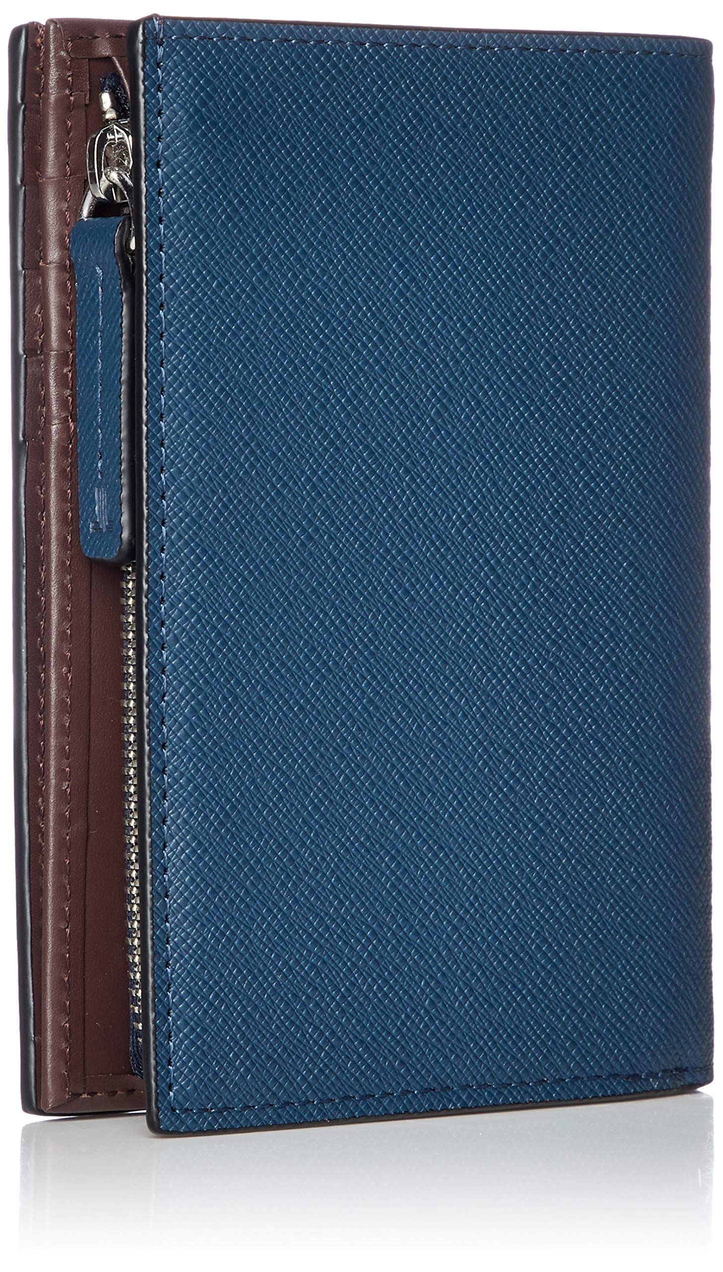 Kululu de Vin Folding Wallet with Coin Purse - Slim RFID Blocking Bifold Wallet for Men & Women - Perfect for Travel, Shopping, and Everyday Use (Blue)