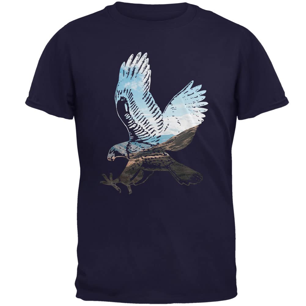 4th of July Patriotic Eagle American Flag T-Shirt for Men - USA Independence Day Celebration & Casual Wear
