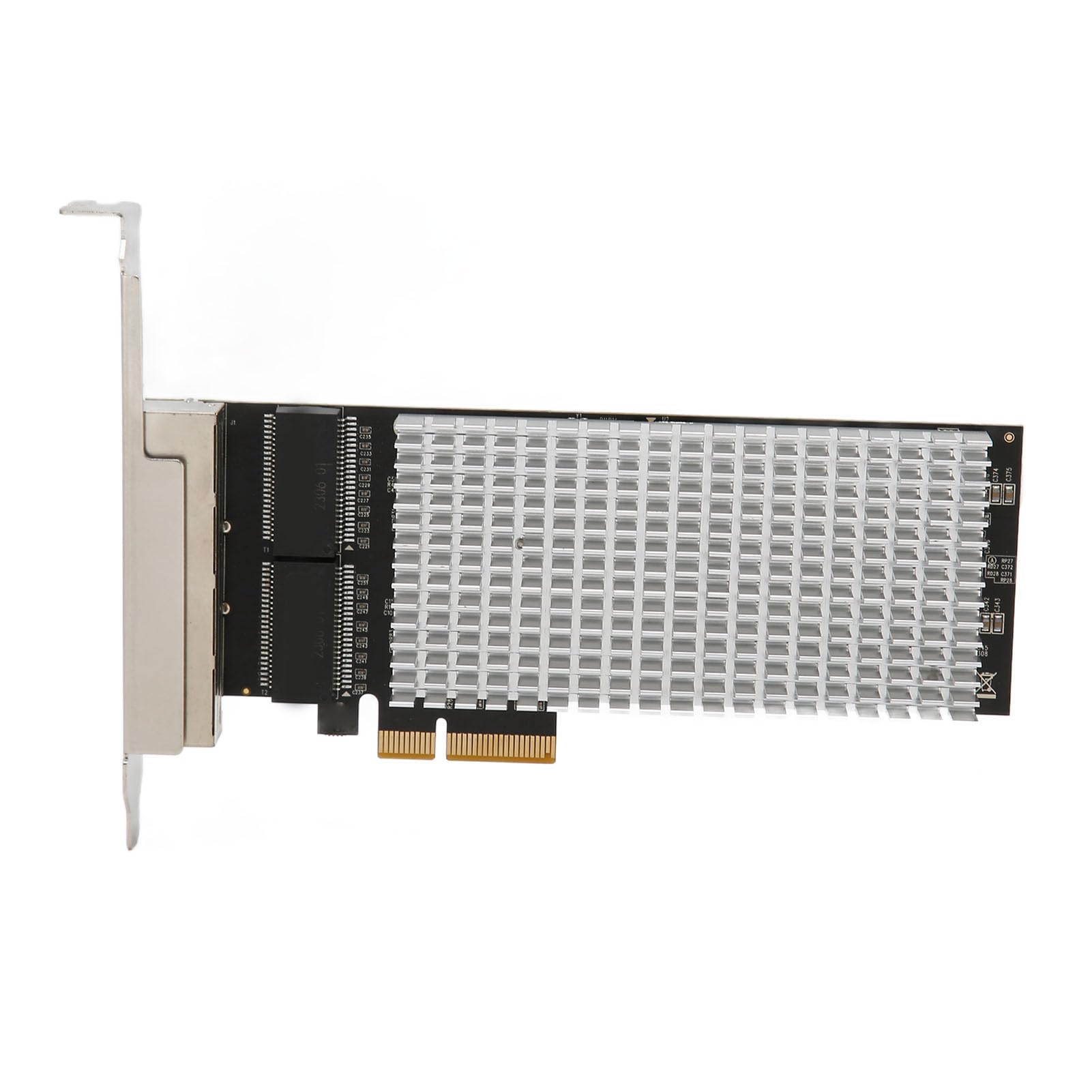 4 Port PCI Express Gigabit Ethernet Network Card - 10/100/1000M/2.5Gbps PCIe RJ45 Adapter for Desktop PC, Server, Gaming & Workstation (Supports Windows/Linux) - Ideal for High-Speed Networking, Online Gaming & Data Transfer