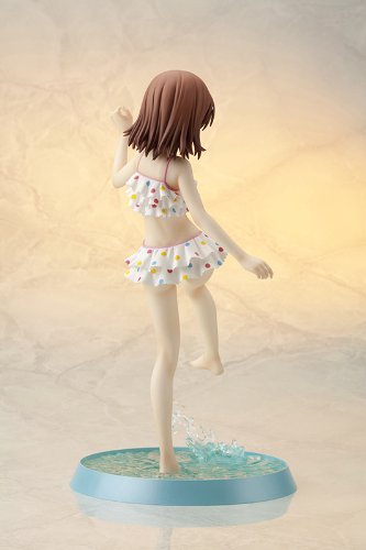 Kotobukiya Mikoto Misaka Beach Side - A Certain Scientific Railgun Anime Figure Statue - Perfect for Anime Collectors & Display in Home, Office, or Gaming Room