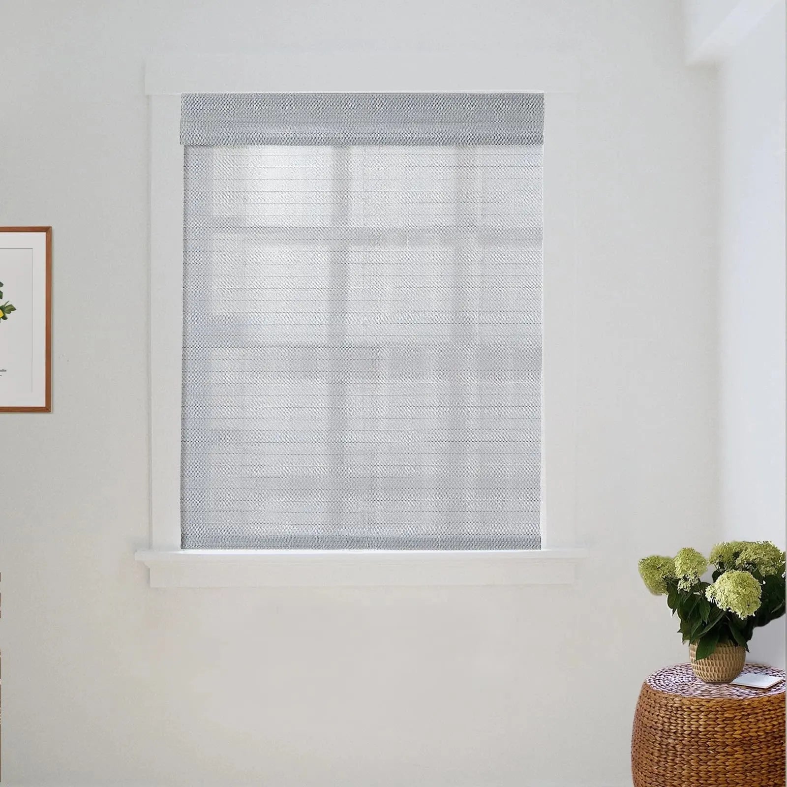 Natural Woven Bamboo Shade - Handmade Eco-Friendly Window Blinds for Home & Office | Perfect for Living Room, Bedroom, and Patio Decor