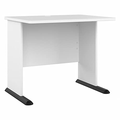 Bush Business Furniture Series A 36-Inch White Office Desk - Modern Workstation for Home & Office Workspaces