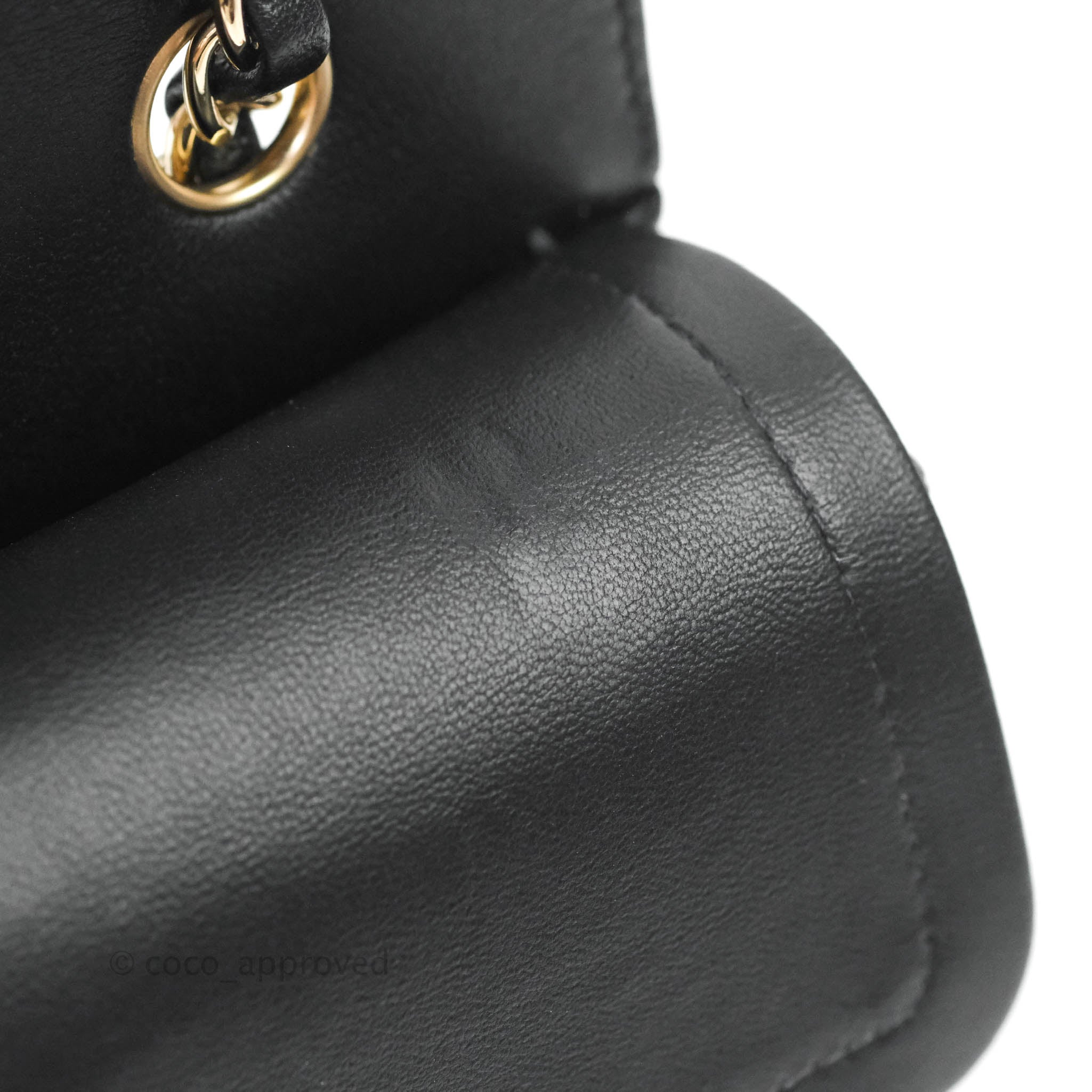 Chanel Classic Chevron Small Medium Double Flap Bag - Black Lambskin Leather with Gold Hardware | Luxury Handbag for Women, Perfect for Parties, Dates & Everyday Elegance