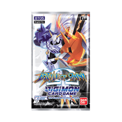 Digimon Card Game Battle Of Omni (BT05) Booster Box - 24 Packs for Collectors & Players | Enhance Your TCG Battles & Deck Building