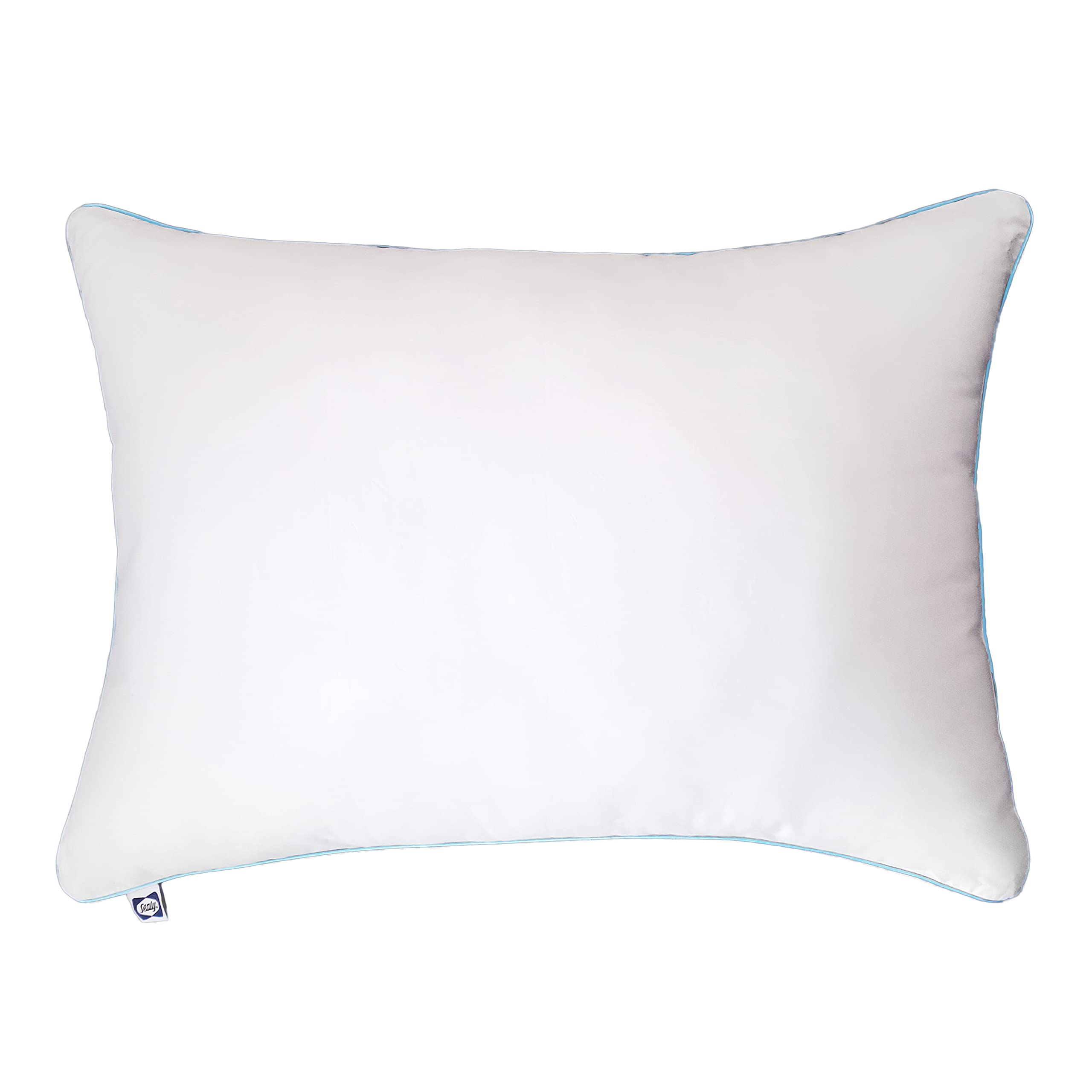 Sealy Slumber Bed Pillow - Hypoallergenic & Eco-Friendly Recycled Fill Standard/Queen Size Pillows (Set of 2) for Side Sleepers & Back Pain Relief - Perfect for Home, Hotel, or Guest Room Use