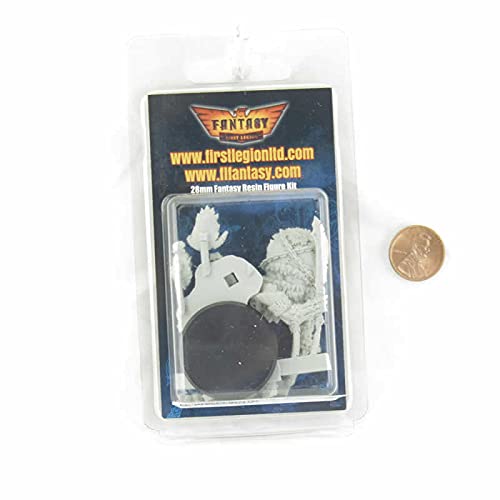 Orc Bagg Frantic Figure Kit - 28mm Heroic Scale Unpainted Miniature for Tabletop RPG & Wargaming - First Legion D&D, Warhammer, and Fantasy Battle Scenes