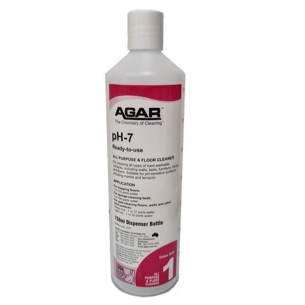 pH7 Neutral Hard Floor Cleaner - Eco-Friendly Agar Detergent for Wood, Tile & Laminate Floors - Safe for Homes & Offices
