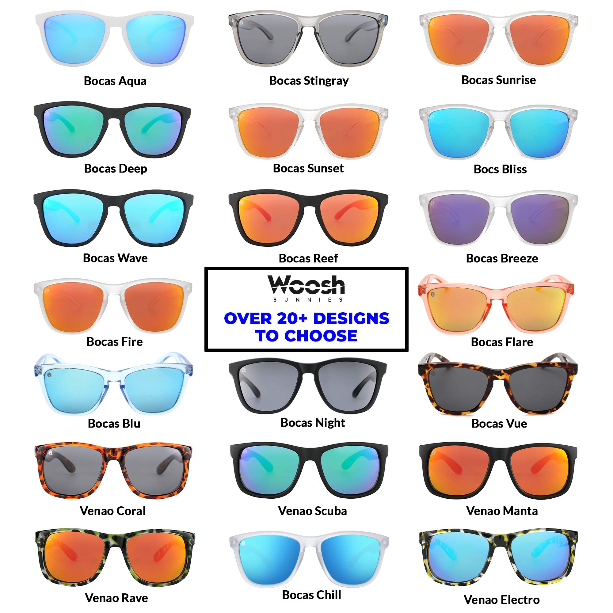 Polarized Lightweight Sunglasses for Men & Women - UV Protection Unisex Sunglasses for Fishing, Beach, Running, Sports & Outdoor Activities | Perfect for Driving, Hiking & Summer Vacations