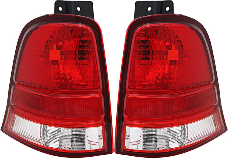 Ford Freestar Tail Lights Lamps Set (2004-2007) - Driver & Passenger Side Replacement - Perfect for Night Driving & Enhanced Safety