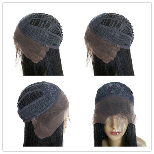 DaJun 100% Virgin Remy Human Hair Front Lace Wig - #4 Light Brown Yaki Texture | Natural Look for Daily Wear, Cosplay & Special Occasions