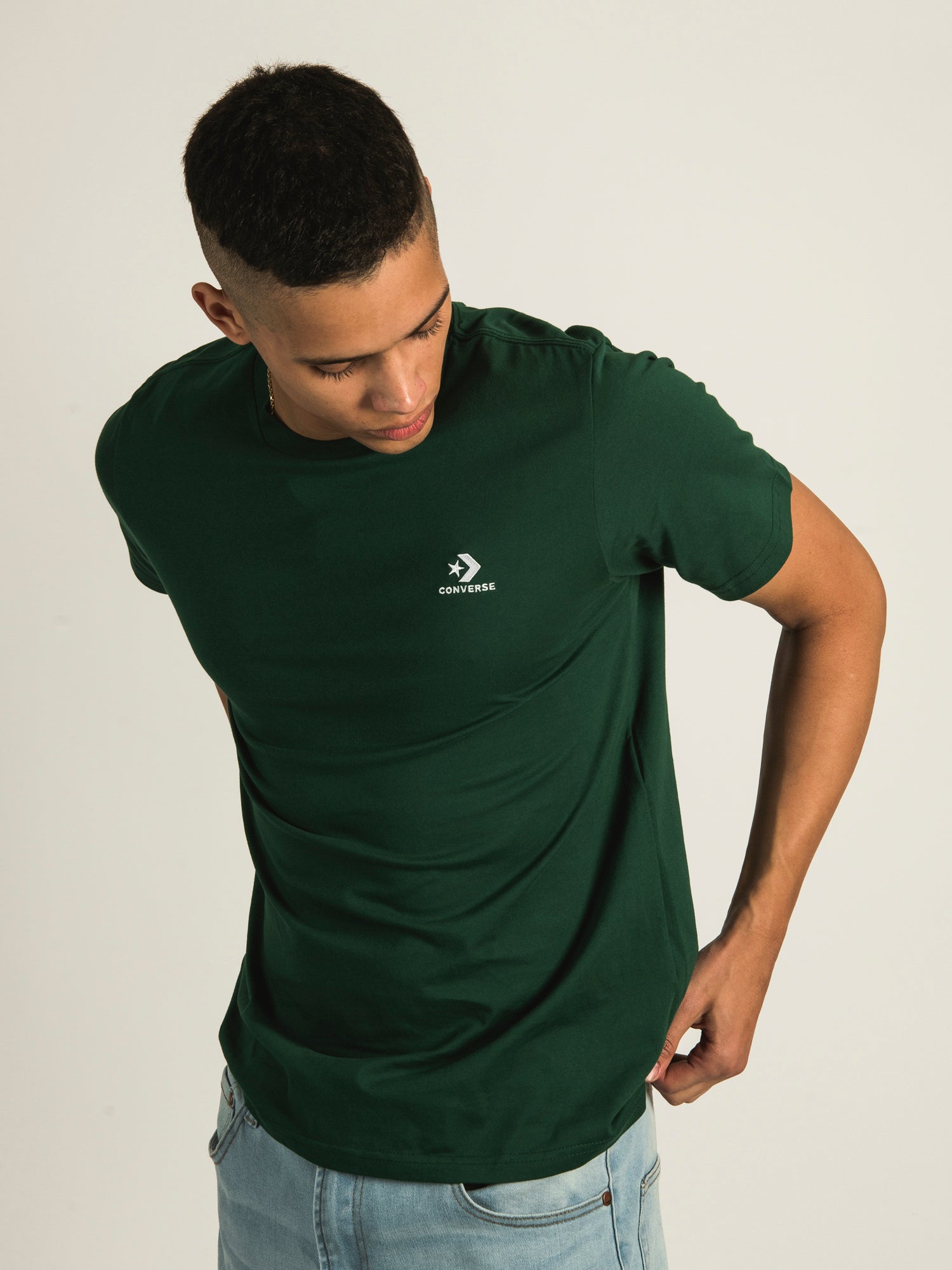 Converse Go To Embroidered Star Chevron T-Shirt - Men's & Women's Casual Tee for Everyday Wear - Clearance Sale