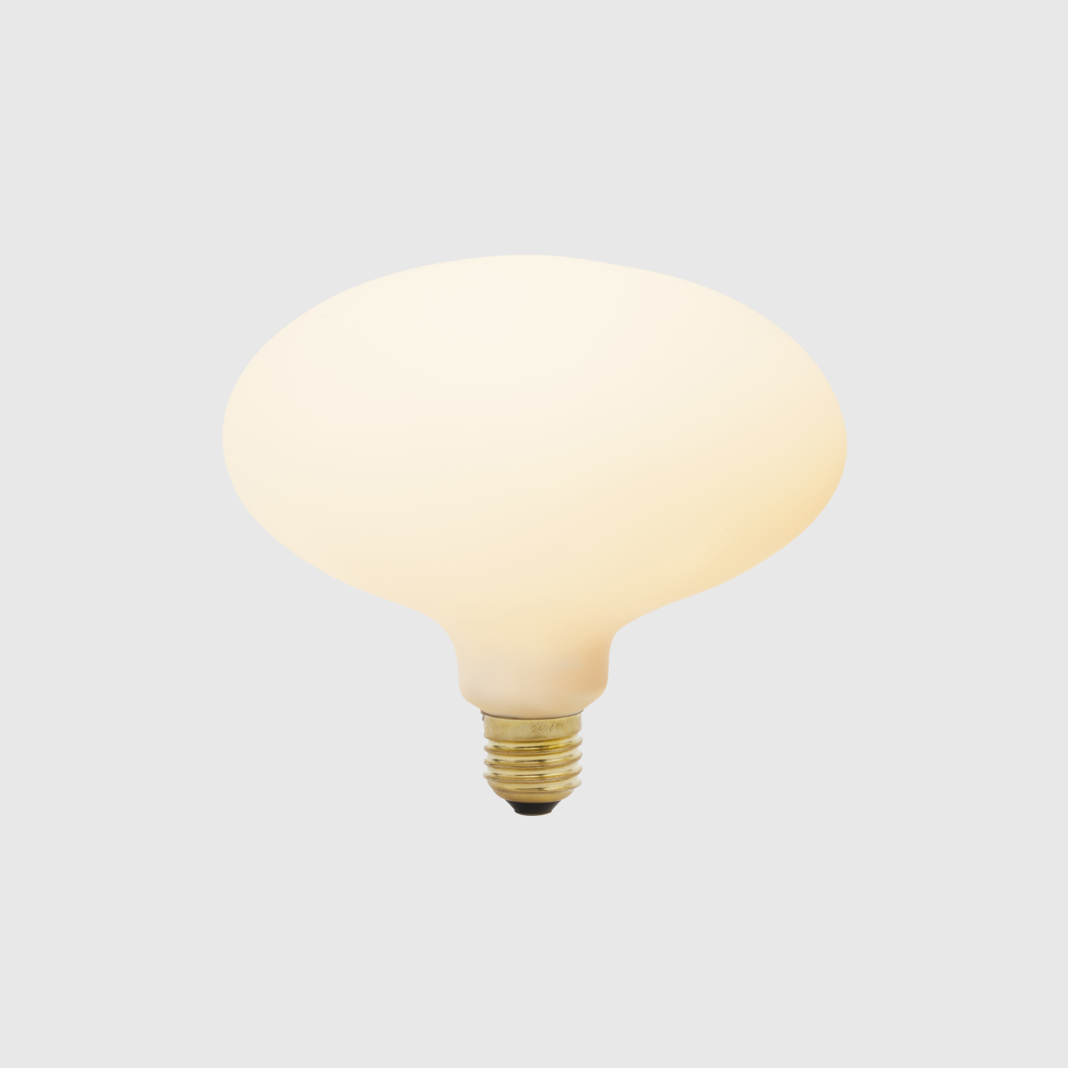 Walnut Knuckle Table Lamp with Oval Shade - Dimmable Warm Light for Bedroom, Living Room & Office Decor