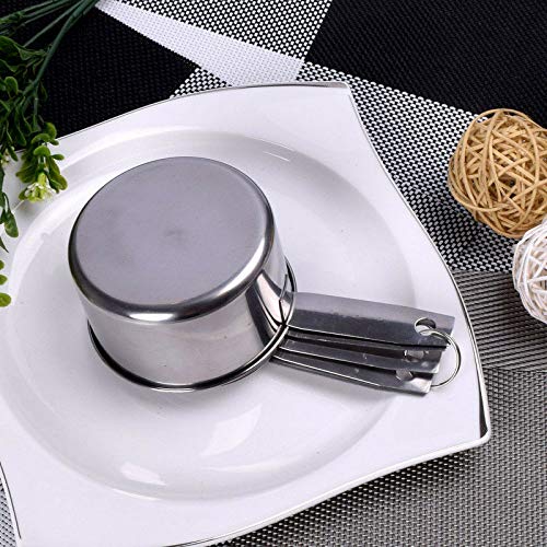 BIG BOOM® 18/8 Stainless Steel Measuring Cups and Spoons Set - 10-Piece Kitchen Essentials for Baking, Cooking, and Meal Prep - Perfect for Home Chefs, Restaurants, and Professional Bakers