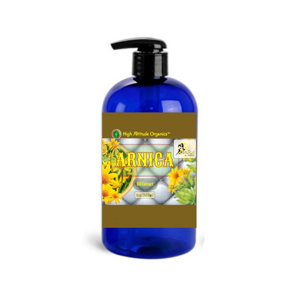 ARNICAmfort Arnica Oil - 16oz Concentrated 1:2 Extract for Pain Relief & Muscle Recovery | Perfect for Massage, Bruise Healing & Post-Workout Recovery