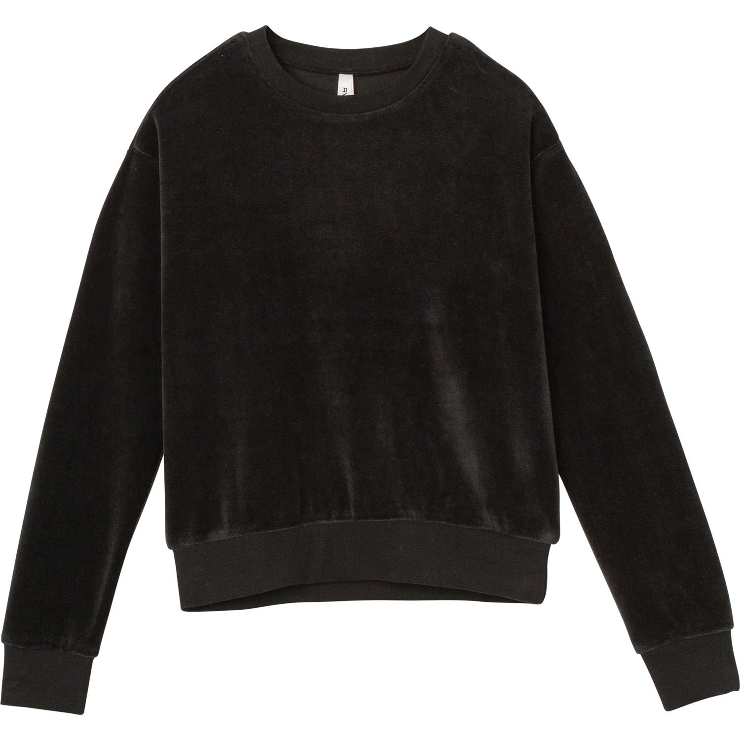 RVCA Women's Babs Velour Crewneck Sweatshirt - Soft & Cozy Pullover for Casual Wear, Lounge & Street Style