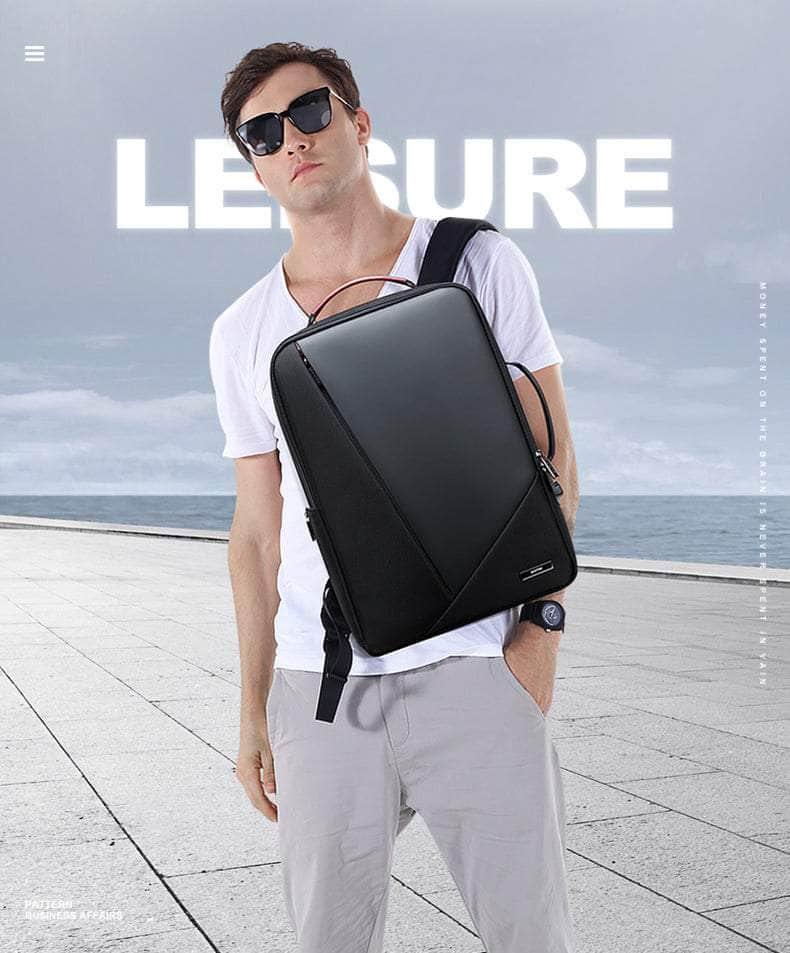 BOPAI Anti Theft Business Laptop Backpack with USB Charging Port - Perfect for Office, Travel & College Students