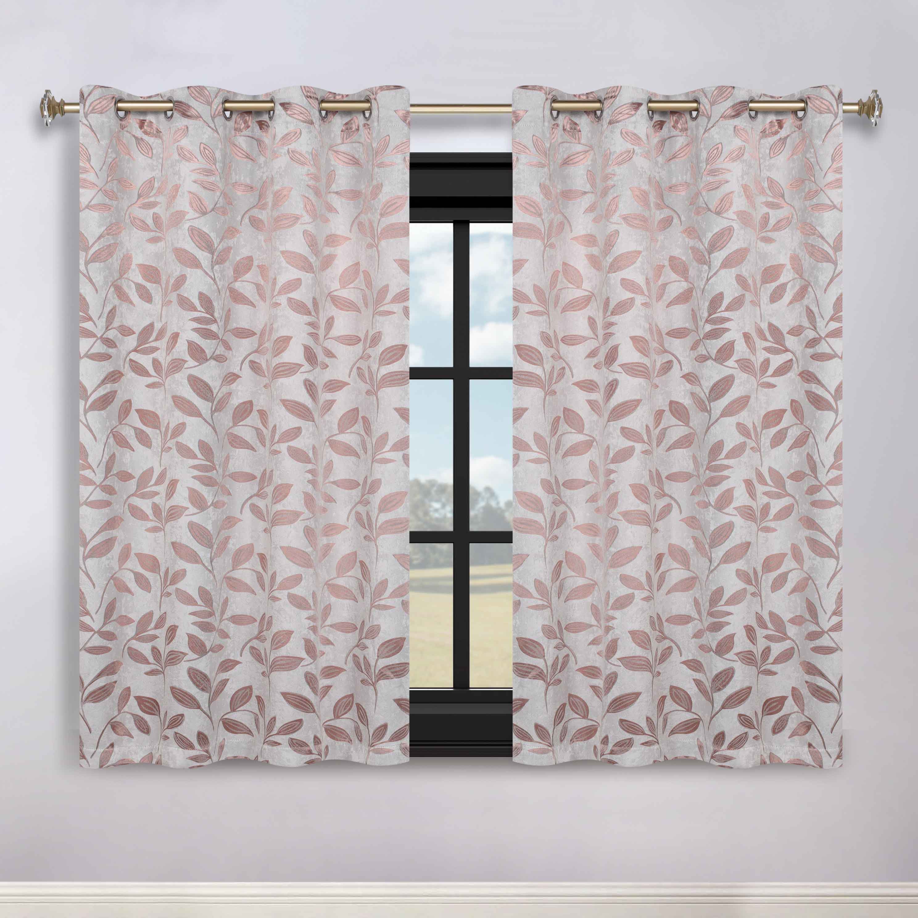 Machine Washable Blackout Curtains for Bedroom - Set of 2 Panels, Thermal Insulated Room Darkening Drapes for Nursery, Living Room & Home Theater