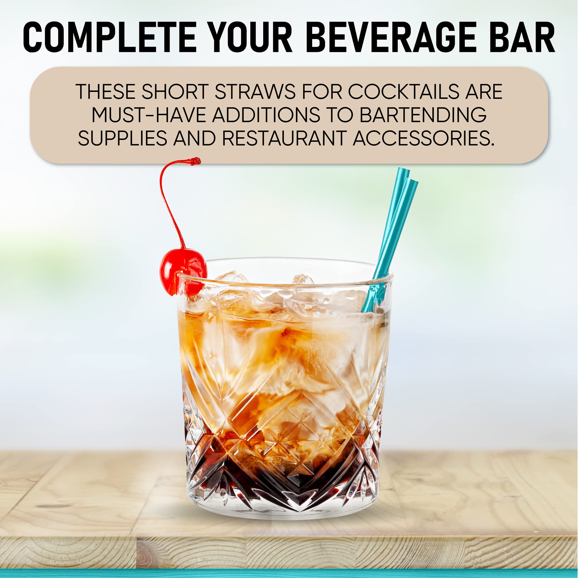 1000 Green 5-Inch Plastic Coffee Stirrers - Eco-Friendly Cocktail Straws & Stir Sticks for Coffee Shops, Restaurants & Home Use - Made in USA (Perfect for Iced Coffee, Tea, Smoothies & Beverage Mixing)