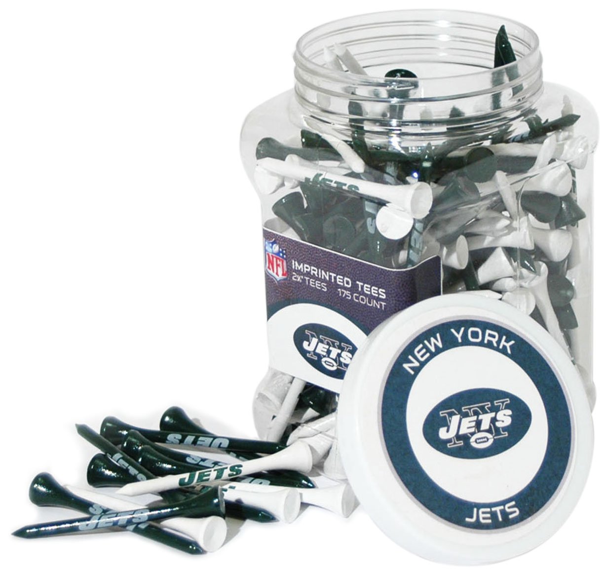 Team Golf Unisex Adult 175 Golf Tees - Premium Wooden Golf Tees for Men & Women - Perfect for Driving Range, Practice & Tournament Play